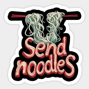 send noodles Sticker